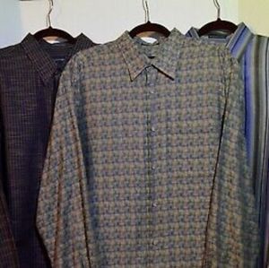 Lot of 3 Jhane Barnes Mens Button Down Shirts - Gr
